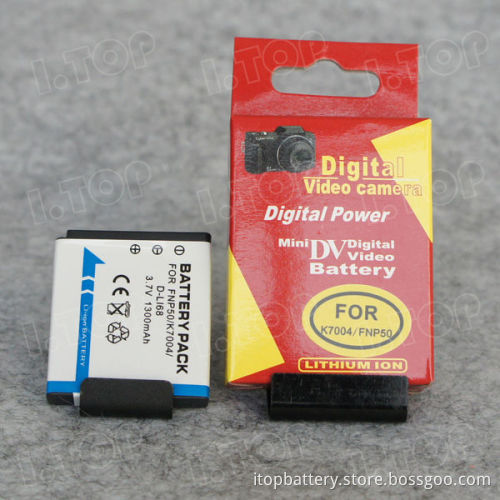 Camera battery replacement for FUJIFILM FNP-50 / K7004, 3.7V 1300mAh,18 months warranty